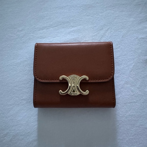 Celine triomphe compact wallet - Picture 3 of 8